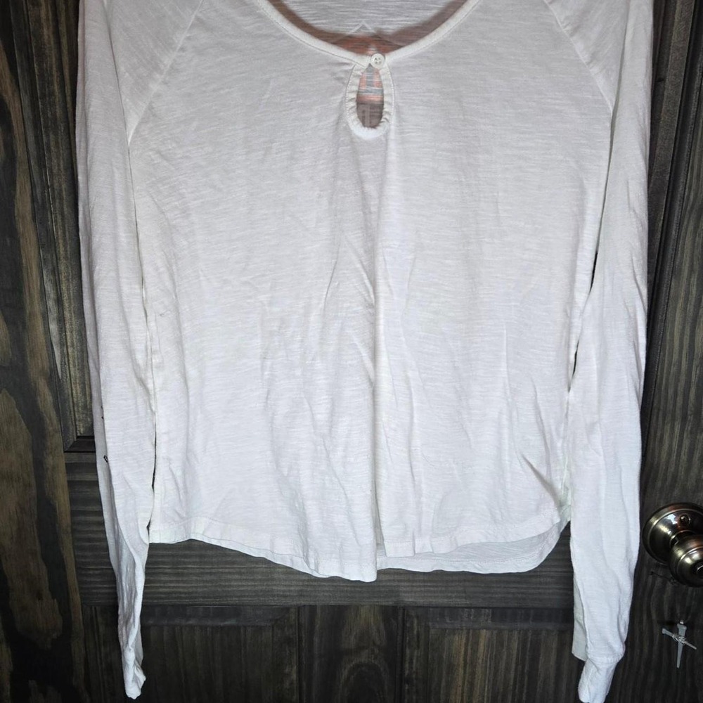 #90-White Harley Davidson long sleeve